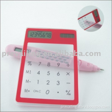 Transparent 8-digit Calculator